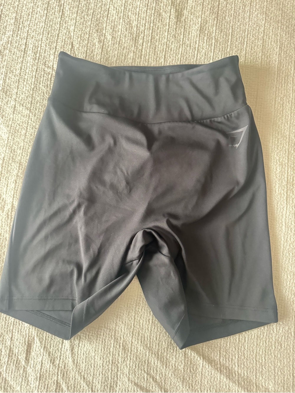 Gymshark Black High-Rise Bike Shorts